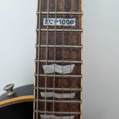 ESP LTD EC-1000 Duncan with Rosewood Fretboard 2011 - 2017 - Vintage Black image 8
