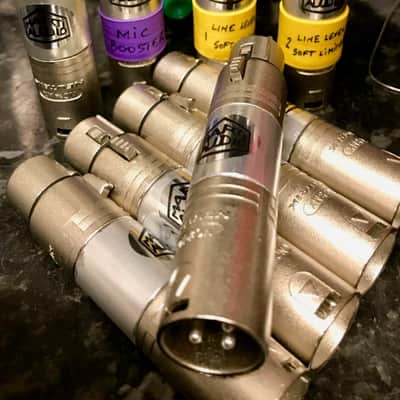 Martiaudio Balanced In-Line Mic Preamp Booster XLR Barrel For Ribbon Dynamic Tube Microphone image 1