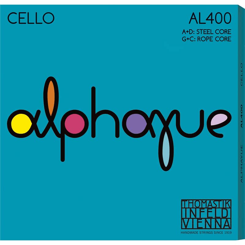 Thomastik-Infeld AL400 3/4 Alphayue 3/4 Cello String Set - Medium image 1