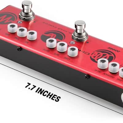 Donner Alpha Force 3-in-1 High Gain Distortion / Chorus / Delay Guitar Multi-Effects Pedal,price include the import duty to US buyer image 5