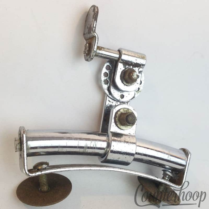 Gretsch Rail Mount Bass Drum Clip Tom Arm Walberg&Auge W&A USA Vintage 50s 4 1/2 image 1