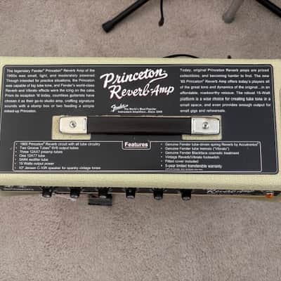 Fender '65 Princeton Reverb Reissue "Blonde Wheat" FSR Limited Edition 12-Watt 1x10" Guitar Combo 2021 - Blonde / Wheat image 2