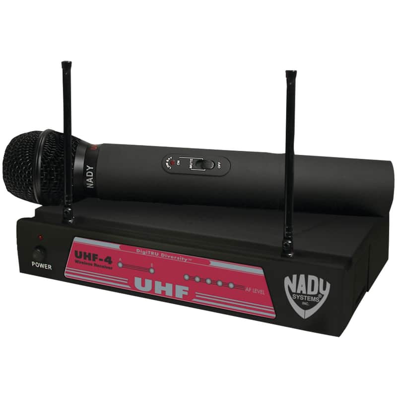 Nady UHF-4 Handheld Wireless Microphone System Band 11 image 1