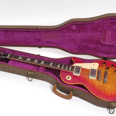 1982 Gibson Les Paul 59 Reissue Cherry Sunburst - "One Off" Kalamazoo Early 59 RI - Super Flame Top Used – Very Good image 21