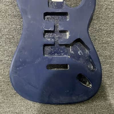 HSS Dark Blue Guitar Strat Style Basswood Body image 2