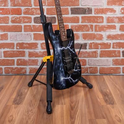 B.C. Rich ST-3 Lightning Bolt Graphic 1988 w/Hard Shell Case image 3