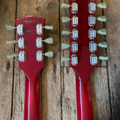 2001 Gibson EDS 1275 - Heritage in Cherry comes with orig. hard shell case image 14
