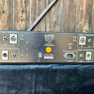 Groove Tubes SuPRE Stereo Unit Vacuum Tube Microphone and Instrument Preamplifier 2008 - 2010 - Black image 6