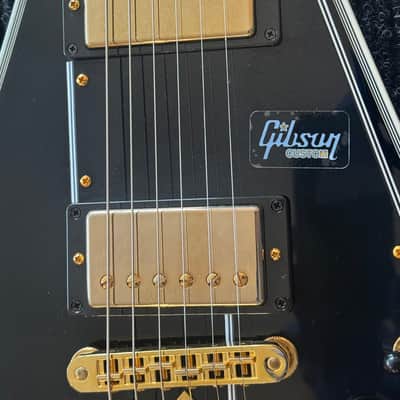 2017 Gibson Custom Shop Flying V Custom Ebony - Unplayed image 8