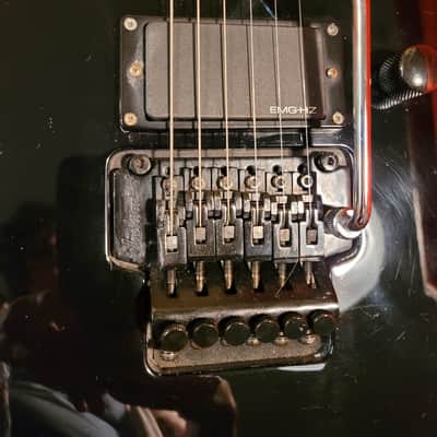 Jackson Japan DXMG EMG-HZ Dinky Reverse Headstock Floyd Rose With Upgrades 1998 image 3