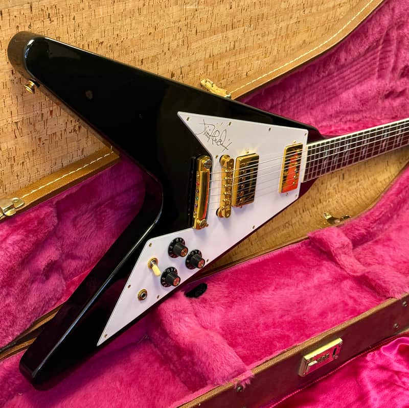 Gibson Jimi Hendrix Hall of Fame Flying V  1992 - Black
