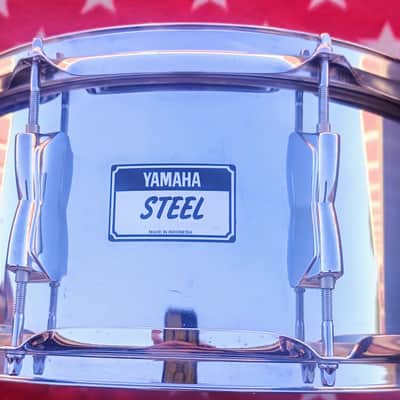 Yamaha SD-2465 6.5x14" Metal Series Steel Snare Drum 2010s - Chrome Over Steel image 6
