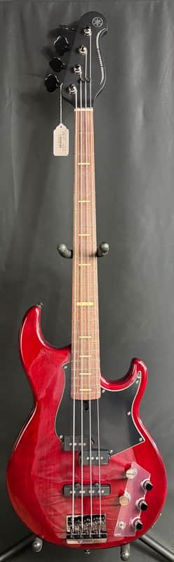 Yamaha BB734A Broad Bass 4-String Bass Guitar Fired Red Finish w/ Gig Bag (069) image 1