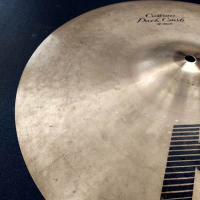 Zildjian 18" K Custom Dark Crash Cymbal 1995 - Present - Traditional image 3