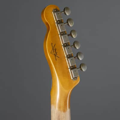 Fender Postmodern Telecaster Journeyman Faded Aged Candy Tangerine - Custom Electric Guitar image 5