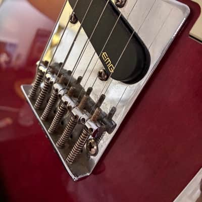 Hohner Professional Te Custom 80s - sunburst Telecaster EMG image 2