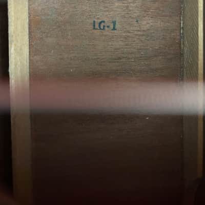 Vintage 1949 Gibson LG-1 Guitar w case LG1 image 2
