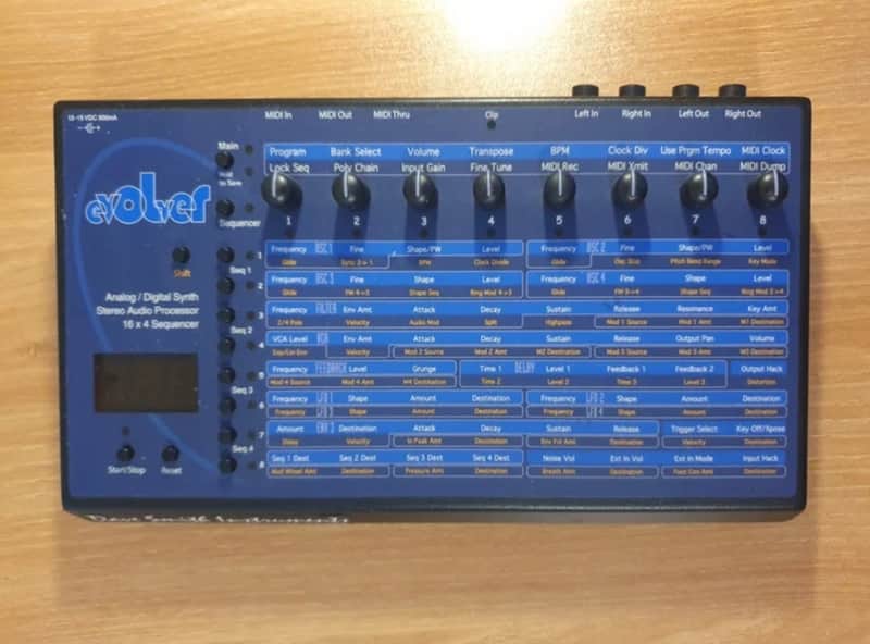 Dave Smith Instruments Evolver Desktop Monophonic Synthesizer 2002 - 2016 - Blue image 1