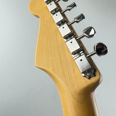 Fender Vintage Hot Rod '50s Stratocaster 2014 Fiesta Red Very Rare Made For One Year With Case image 10