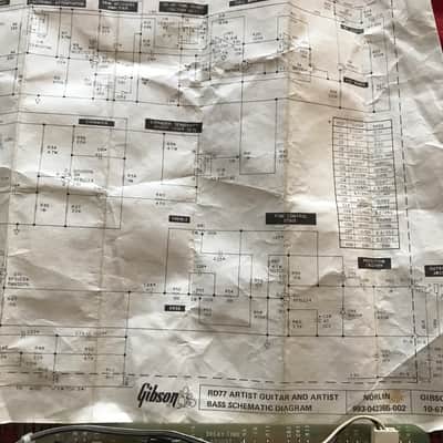 Gibson RD Artist Moog Electronics ONLY!! W/ Schematic 1977 image 4