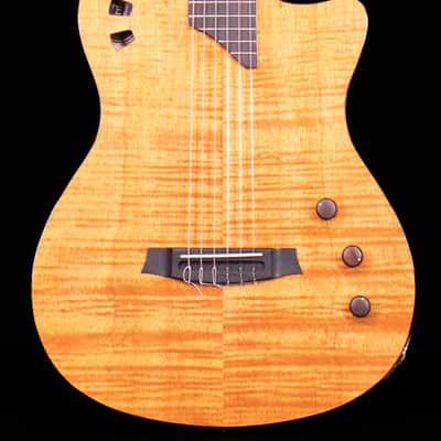 Cordoba Fusion Stage Guitar, Natural Amber with Bag image 1