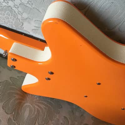 Danelectro 59M NOS Double Cutaway 2010s - Orange Adelic image 6