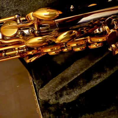 Cannonball Septyr ASCEP-BL Semi-Pro Alto Saxophone - Blue Abalone, F# Key, Black Nickel & Gold, Excellent!!! image 13