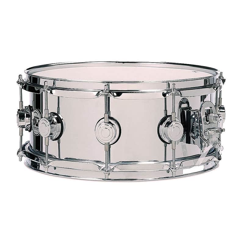 DW Collector's Series Stainless Steel 5.5x14" Snare Drum image 1