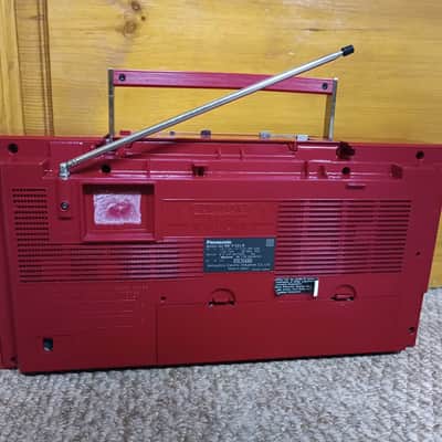Panasonic RX F 32LS Rare Vintage Red Casette Deck Boombox Warranty image 3