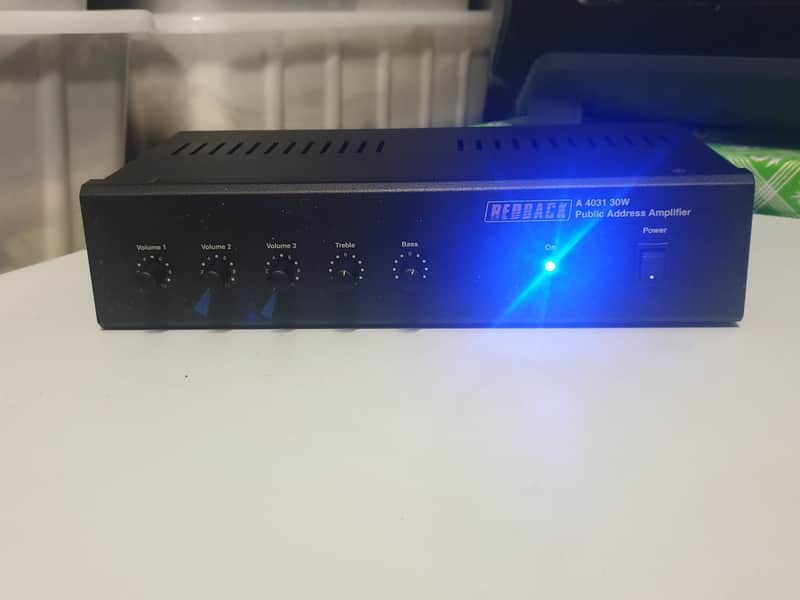 Redback A 4031 Public Address Amplifier System PA - 30W RMS image 1