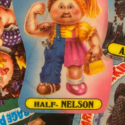 1977 Fender Jazz Bass with Custom "Garbage Pail Kids" Finish image 9