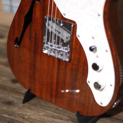 Squier Classic Vibe Telecaster Thinline 2014 - Natural Mahogany image 5