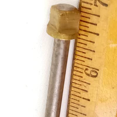Prussian 1800s-1900s Early1/4-20 7"Tension T-Rod Square-Head Key Snare Drum Part image 2