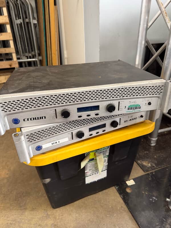 Crown XTi 4000 2-Channel Power Amplifier 2000s - Silver image 1