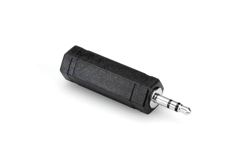 Adaptor 1/4 in TS to 3.5 mm TRS / Stereo to Mono Bridger / Mono to Pseudo-Stereo Splitter / Combiner image 1