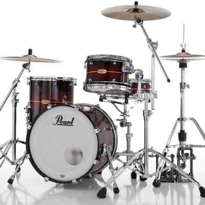 Pearl Reference One 3-pc. Shell Pack, Natural Banded Redburst (Cymbals and Hardware Not Included) (RF1C903XPS/C836) image 2