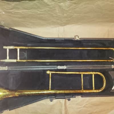 Conn Director Trombone, USA, Brass, Good Condition, with case & mouthpiece image 1