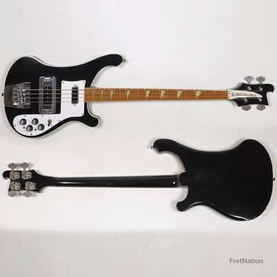 Rickenbacker 4001 JetGlo 4-String Bass 10.20lbs 1976 Hipshot #PI-6183 Pre-Owned image 2