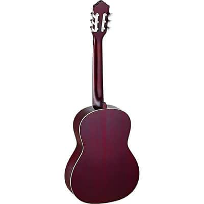 Ortega Guitars Family Series Pro Slim Neck Nylon String Acoustic Guitar in Wine Red w/ Gig Bag & Vid image 2