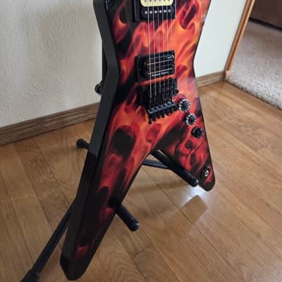 ~ USA ~ 1 of 2 ~ Dean Dime o Flame, Dimebag Darrell Pantera Electric Guitar ML image 6
