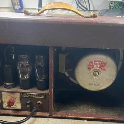 Unmarked Converted Film Projector Tube Guitar Amp image 2