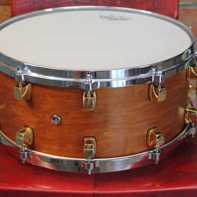 Yamaha Maple Custom - natural vintage 6.5x14 snare drum image 6