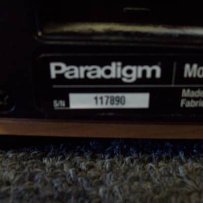 Set Of Paradigm Monitor 7 V.6 Hi Fi Speakers Cherry image 10