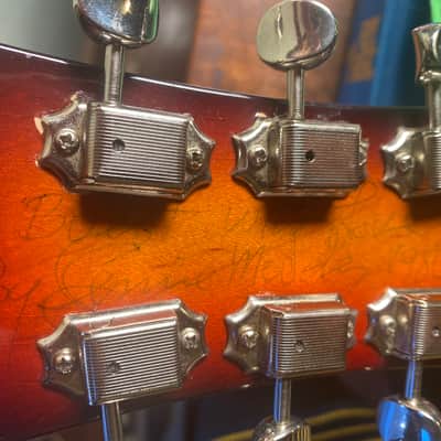 Super Rare Mosrite Joe Maphis Doubleneck Semie Moseley Signed 1986 image 12