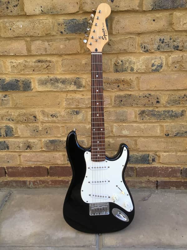 Fender Squier Mini Stratocaster 3/4 size with upgraded hardware image 1