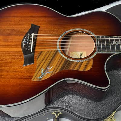 NEW OLD STOCK 2025 Taylor PS14ce Ironbark/Sinker Redwood Acoustic Electric Guitar - Shaded Edgeburst - Authorized Dealer - 5 lbs - G07341 image 3