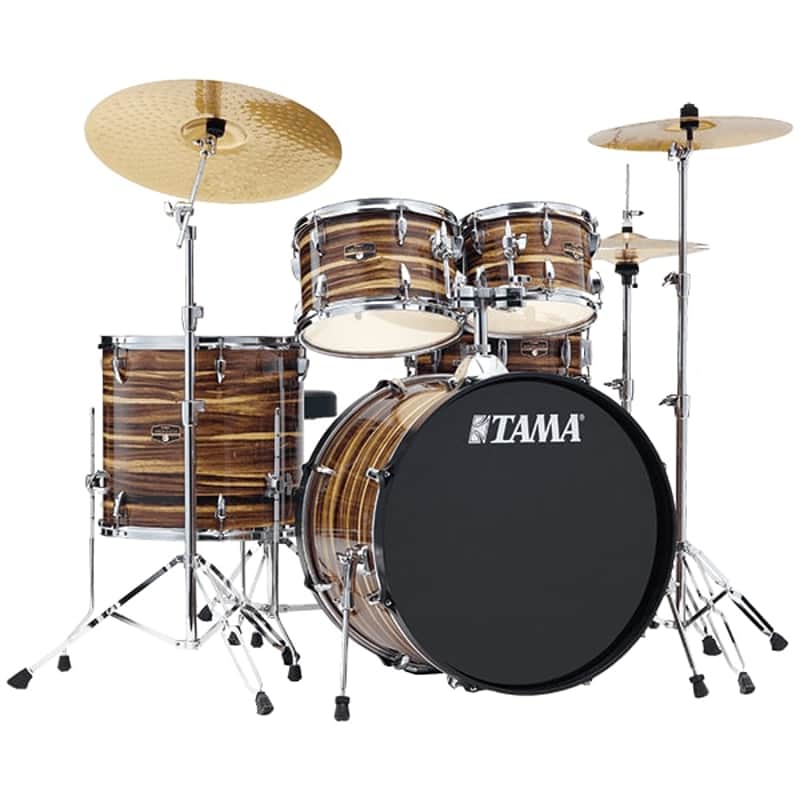 DEMO Tama Imperialstar 20-10-12-14in snare drum 14 w/hrdw cymb image 1