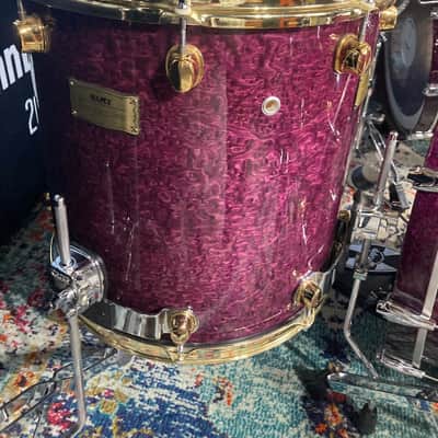 Carmine Appice’s Complete Mapex Orion Series Set, 6-Piece Plus Hardware and Cases! Excellent!! - Birdseye Transparent Violet image 5