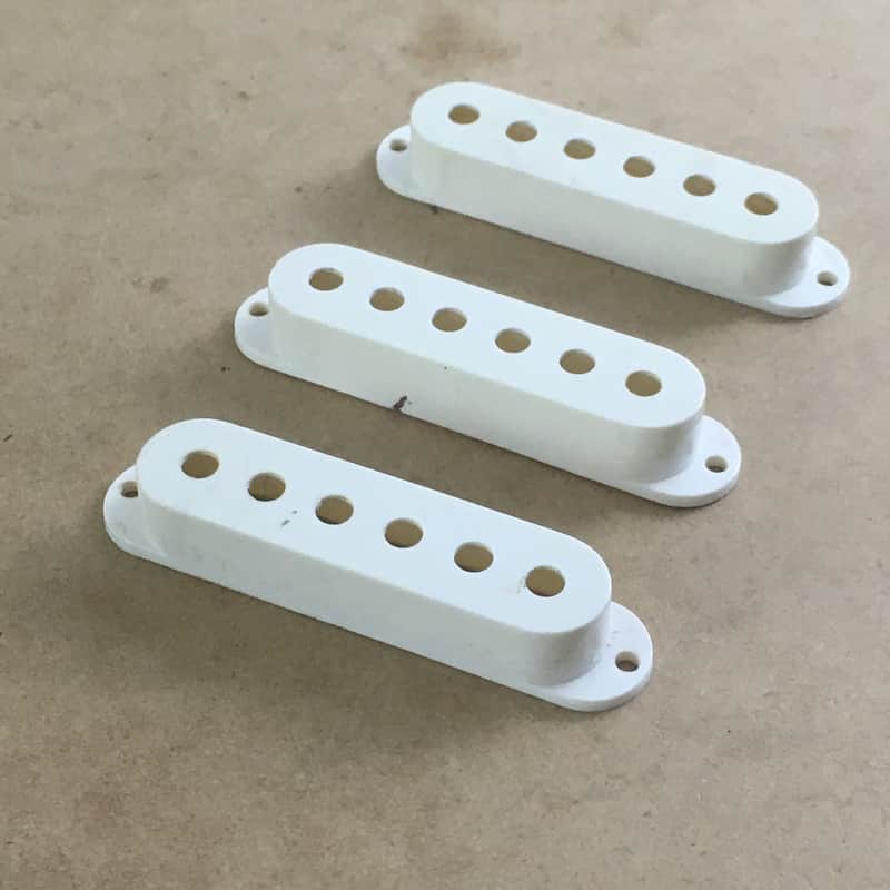 ? Fender Strat pickup covers natural aged off white
