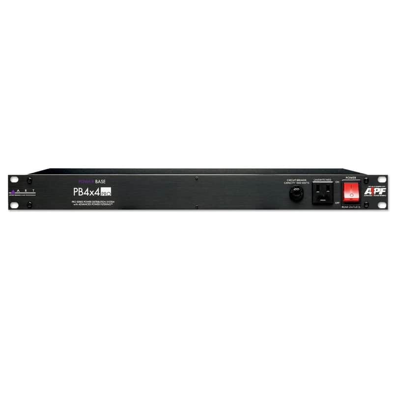 ART PB4X4 Pro USB Rackmount 8 Outlet Power Conditioner image 1
